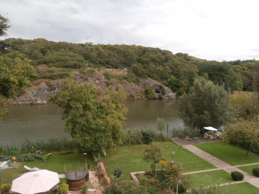 Halle  Ferienwohnung Saaleblick מראה חיצוני תמונה
